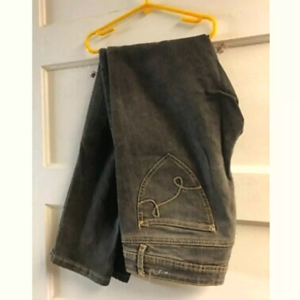Vintage gray skinny jeans